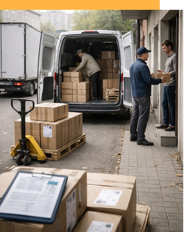 Доставка грузов от двери до двери с таможней от 46193 руб.