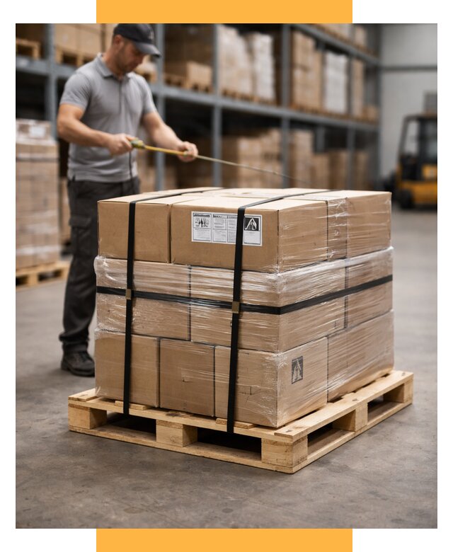 Упаковка и паллетирование грузов от 3593 р. | СетСервис-Кшв