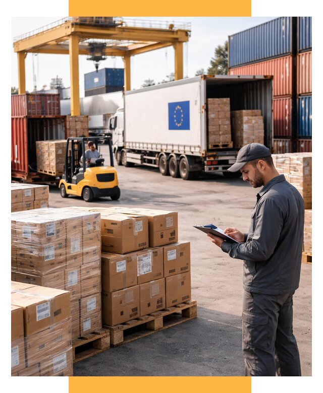 Доставка грузов из Европы от 12318 р., логистика СетСервис-Кшв