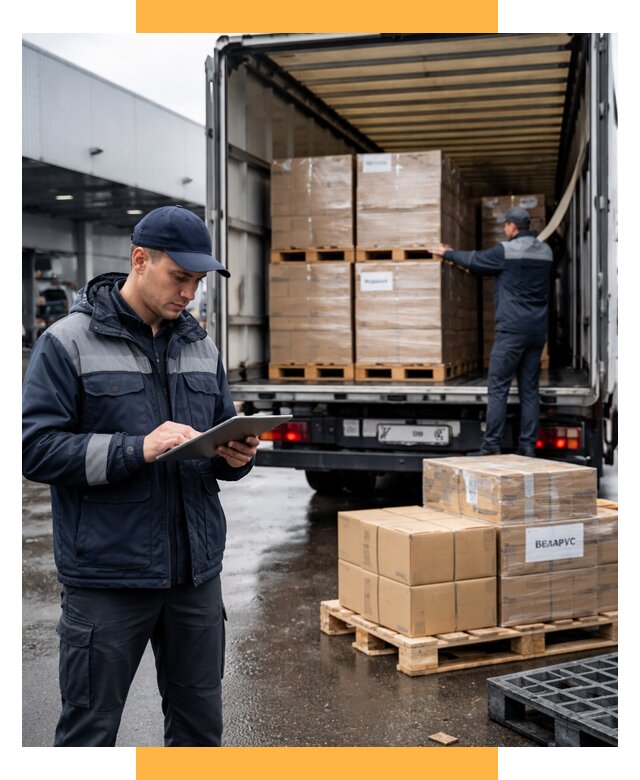 Доставка грузов из Беларуси от 15398 р. логистика СетСервис-Кшв