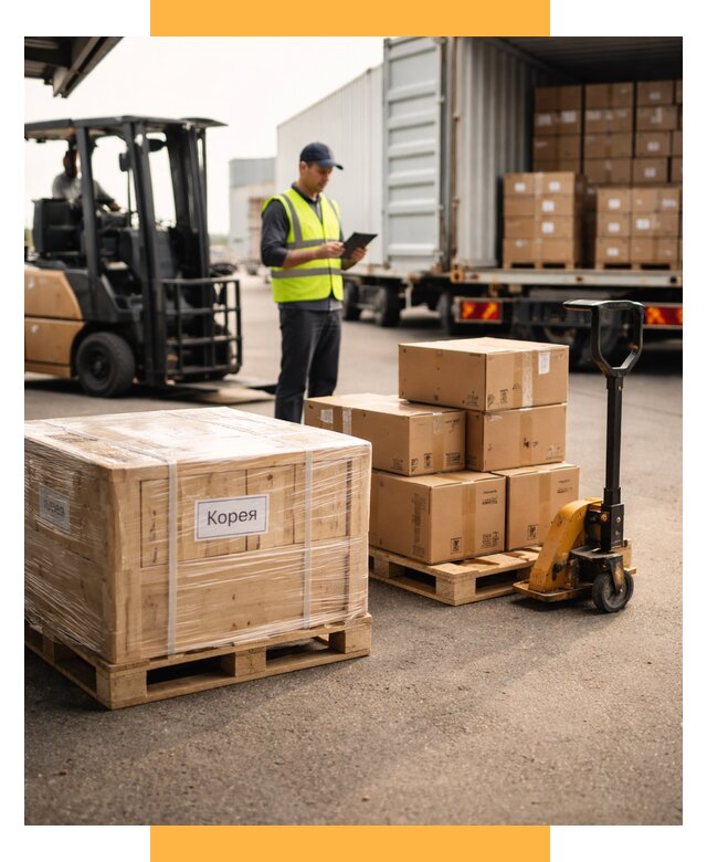 Доставка грузов в Корею из России от 35928 р. | СетСервис-Кшв