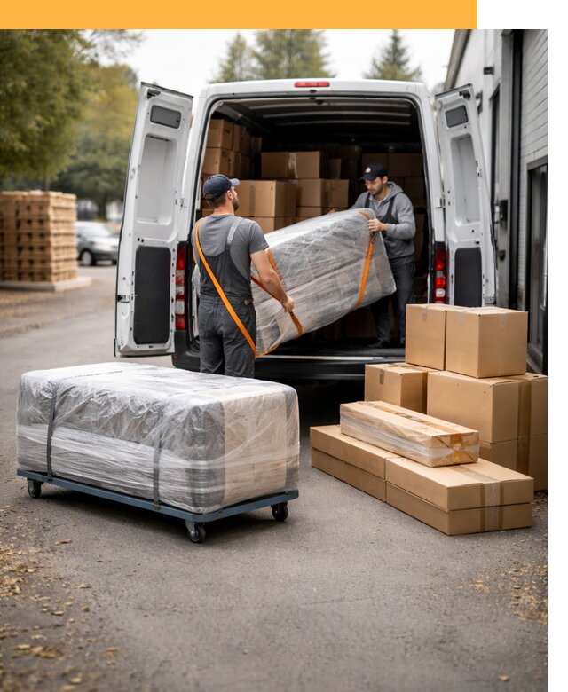 Перевозка мебели по России и за рубеж с таможней от 7699