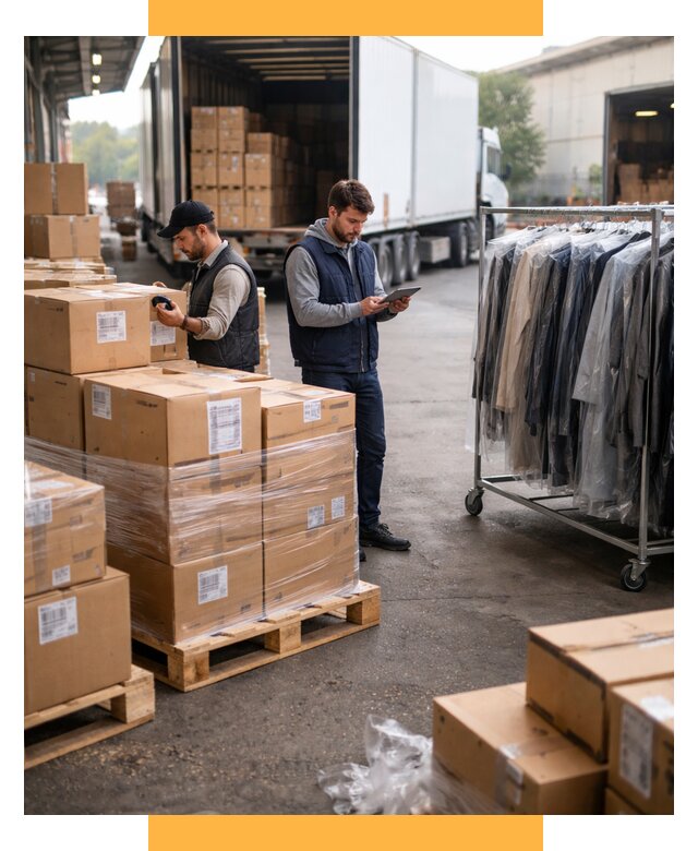 Перевозка и доставка одежды из Китая от 7699 р., СетСервис-Кшв