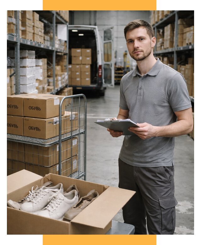 Доставка обуви из Китая и Турции от 4619 р. СетСервис-Кшв